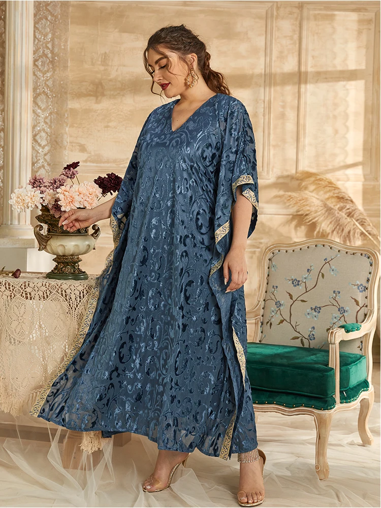 2021 Abaya Dolgo v Pomlad Ženska Ženske Obleke za dekleta Plus Velikost Moda Elegantno Maxi Ramadana Cvetlični Obleko