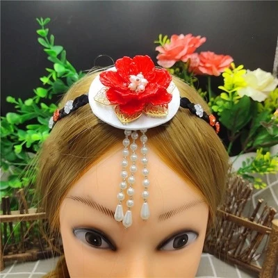 2021 hanbok hairband ženske rose pribor za lase korejski tradicionalna oblačila kika pokrivala Cosplay Stranka Igra Darilo
