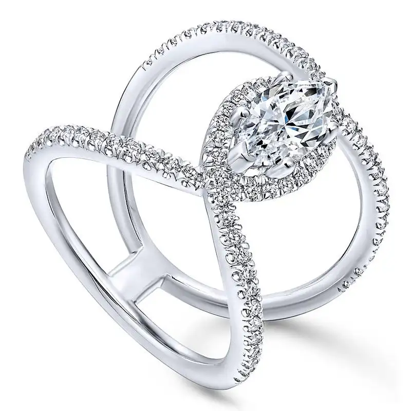 2021 moda 925 sterling srebrni modni prstan za dekle ljubezen stranka darilo nakit trgovini anillos mujer R5831
