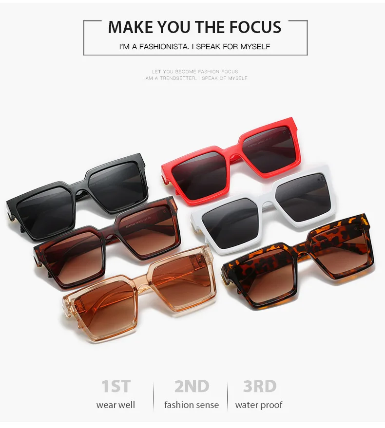 2021 NOVA Modna sončna Očala Ženske Kvadratnih Luksuzne blagovne Znamke Velika Črna sončna Očala Ženski Ogledalo Odtenki Ženske Lunette Femme Oculos