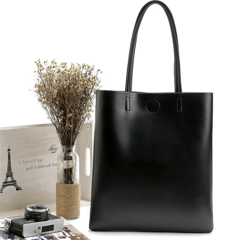 2021 nove modne ženske, usnje, usnjeni torbici ramo torbe, črne, velike zmogljivosti luksuznih tote vrečke modela Vzročno Segmenta Visoke Kakovosti
