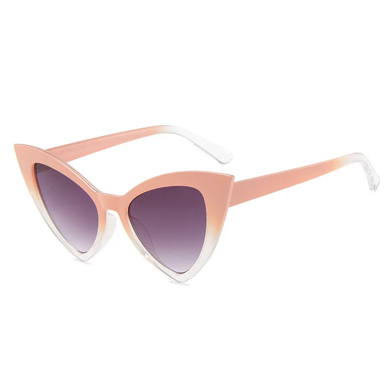 2021 Nove Nad Velika Mačka Oči Žensk, Sončna Očala Moda Gradient Ogledalo Letnik Plastična Očala Okvir Moških Sončna Očala Uv400