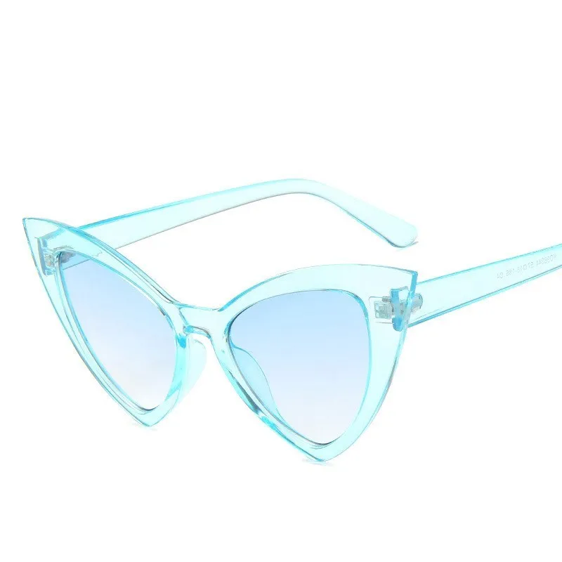 2021 Nove Nad Velika Mačka Oči Žensk, Sončna Očala Moda Gradient Ogledalo Letnik Plastična Očala Okvir Moških Sončna Očala Uv400