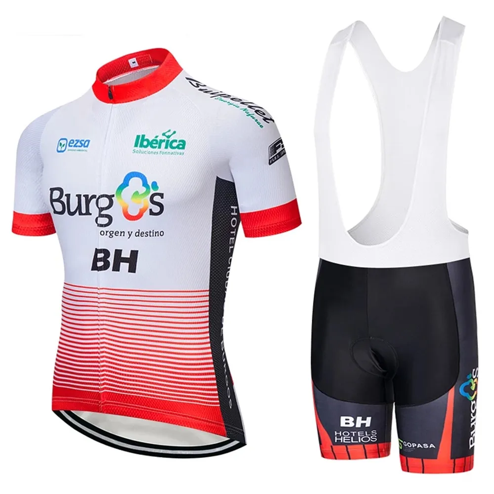 2021 Novo Burggos Bh Pro Team Kolesarski Dres Mens Nastavite MTB Kit Kratek Rokav Obleko Kolo Maillot Ciclismo Bicicleta Roupa Ciclismo