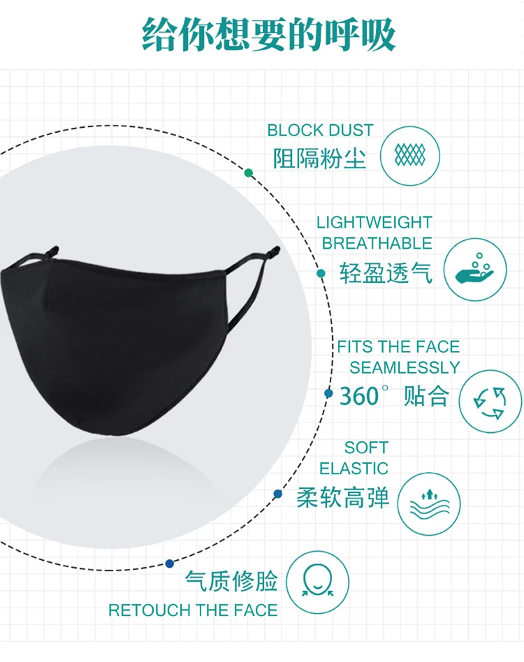 2021 Novo Saint Prostem Laurent Masko Tiskanje Poliester Stroj Dihanje Večkratno uporabo Nepremočljiva in dustproof Bombaž Usta Masko