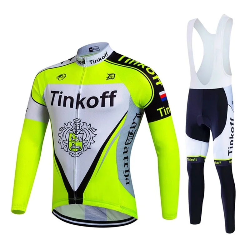 2021 Saxo Tinkoff bank pro team long sleeve kolesarjenje jersey Ropa kolesarjenje kolo bike dirke oblačila MTB določa 20 D GEL
