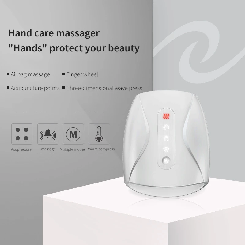 2021 Vroče Novih Zdravstvenih Roko Massager Električni Palm Prst Massager s Zračnega Tlaka Toplote, Stiskanje za Ženske Lepote Masaža