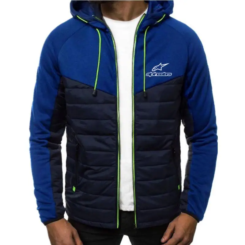 2021Alpine Star je novega moške priložnostne pulover s kapuco zip-up hoodie jakno za moške pralne prešite skakalec zimski plašč majica jakno Alpinestars