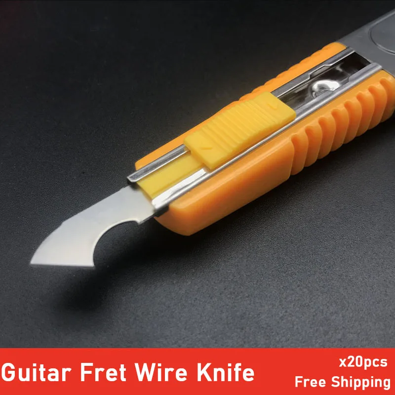 20pcs Kitara Fret Žice Groove Zamenjajte Nož Plastično Ploščo Kavljem Nož Guitarra Zamenjati Orodje za Luthier