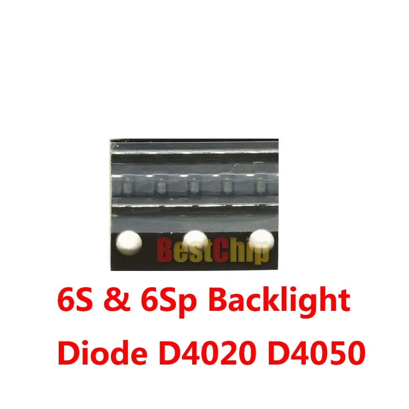 20pcs/veliko D4020 Za iPhone 6S/6s plus D4050 povečanje diode ic Nazaj luči LED OSVETLITVIJO VOZNIK Diode