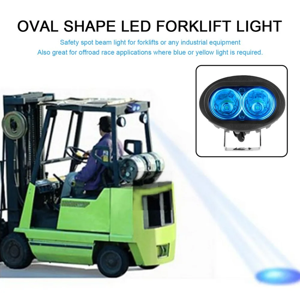 20W Ovalne Oblike Trajne Varnosti Vožnje Dela Light Spot Opozorilo Sili Delo Lučka LED Viličarja Luč Za Tovornjak Industrijske Vroče