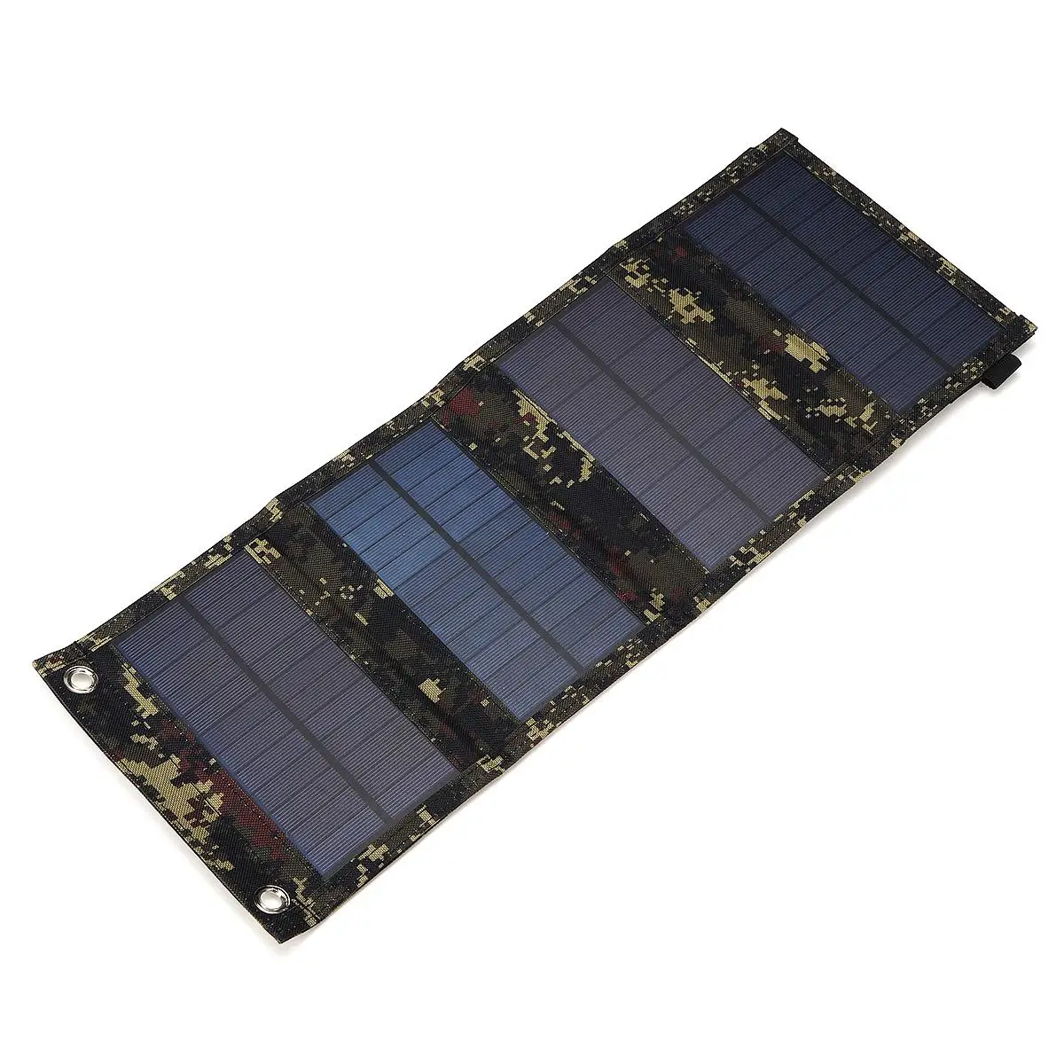 20W Sončne celice Prenosna Zložljiva Zložljiva Nepremočljiva Dvojno 5V USB solarnimi Polnilnik Moči Banke za Baterijo Telefona