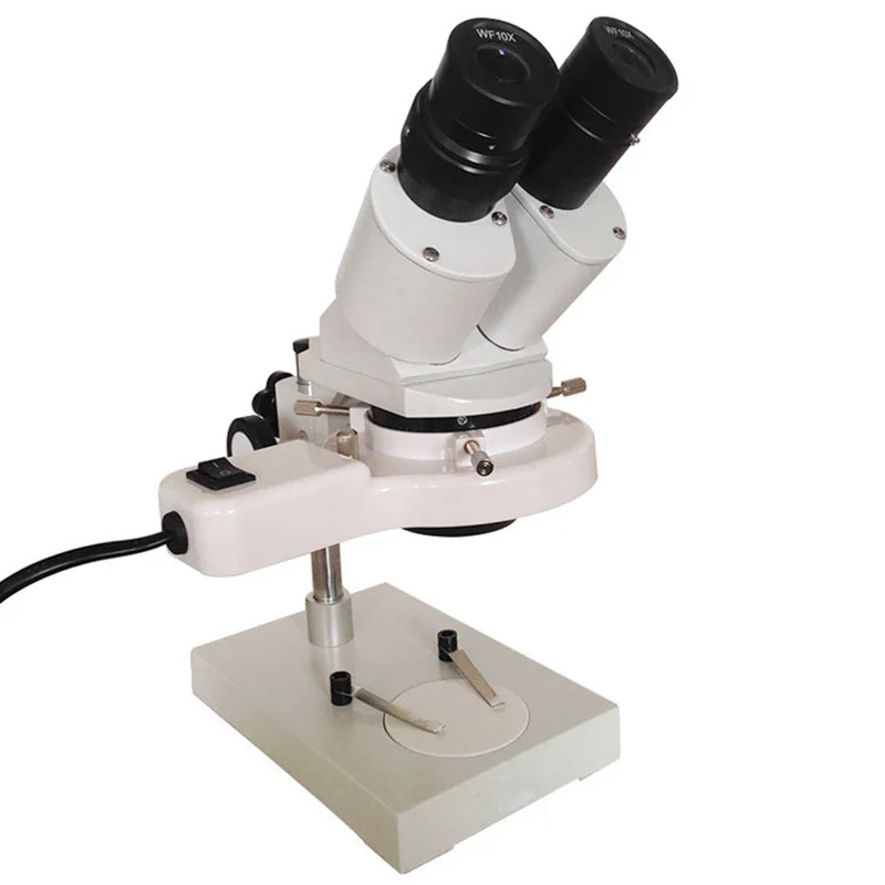 20X 40X kateri je daljnogled Stereo Mikroskop PCB Spajkanje Mobilni Telefon Orodje za Popravilo z darilom (Fluorescentna Svetloba)