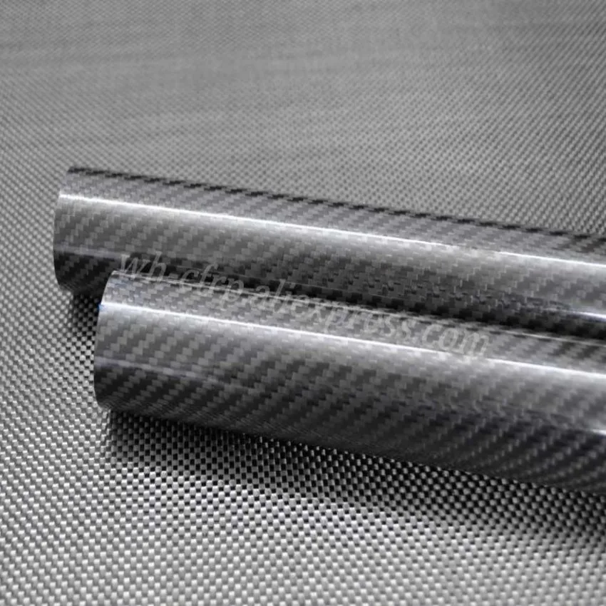 22 mm ODx 19 mm ID Ogljikovih Vlaken, Cev 3k 500MM Dolgo (Roll Zavit) ogljikov cevi , s ogljikovega polne, Japonska 3 k izboljšanju materiala