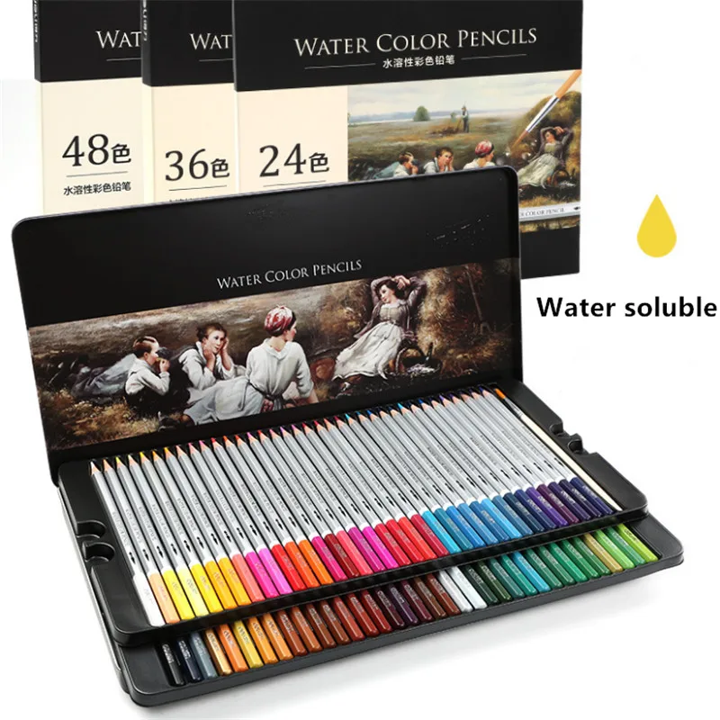 24/36/48/72 barve svinčnik, vodne barve svinčniki slikarstvo pisane akvarel pero študent dobave barve svinčnik slikarstvo Kolorit