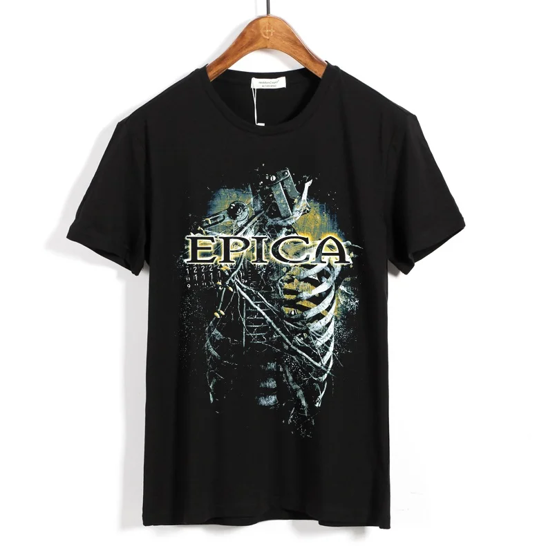 24 modelov letnik Gotike Epica Rock blagovne Znamke majica 3D sliki fitnes težkih Kovin Bombaž skateboard Ulične rocker