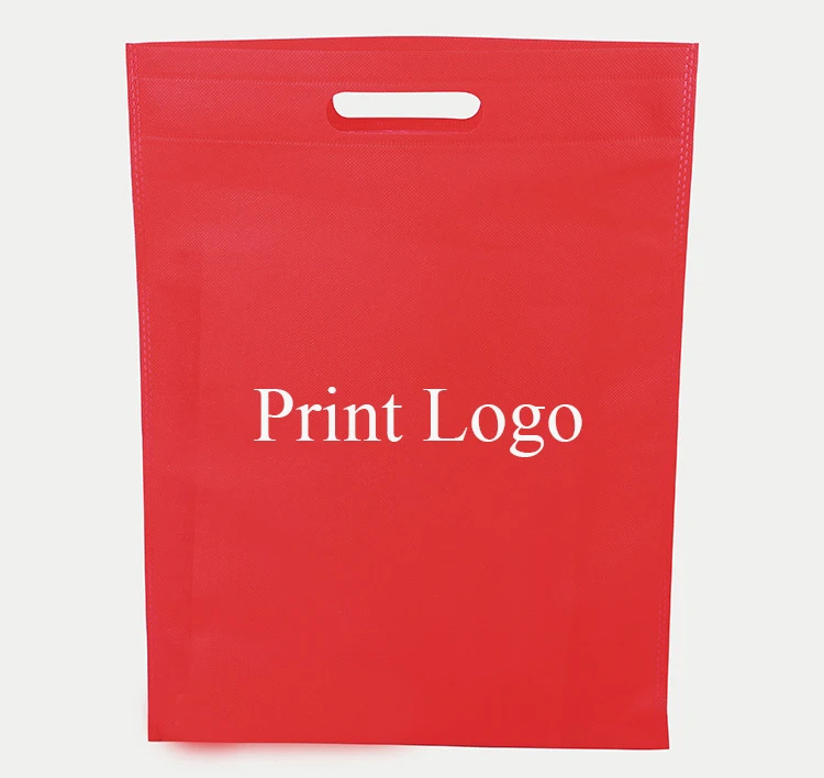 25*30cm po Meri Logo okolju prijazno Večkratno uporabo non, tkane Nakupovalne torbe trgovina na drobno pakiranje vrečko Ravno vrečke promocijsko vrečko
