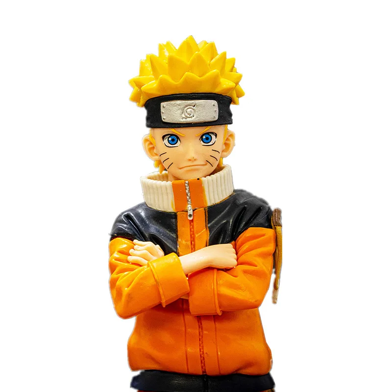 25 cm Anime Naruto Shippuden Figur Tri glave Naruto Uzumaki Slika Stoji ver. akcijska figura model igrača, lutka darila za otroke