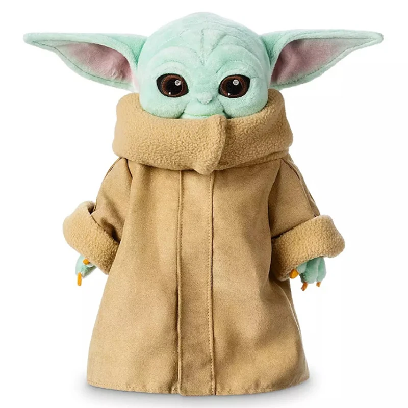 25 cm Disney Star Wars Baby Yoda Plišastih Igrač, ki so NA ZALOGI Sile Prebudi Mehki Pliš Plišaste Lutke Plišastih Igrač Božič za Otroke Otroci