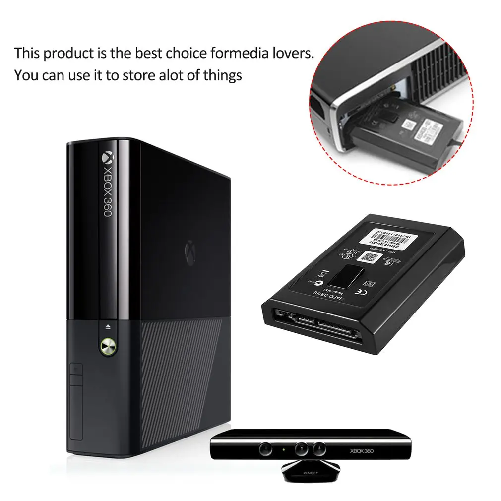 250GB konzole xbox 360 Igra na trdi disk za xbox 360 slim hard drive