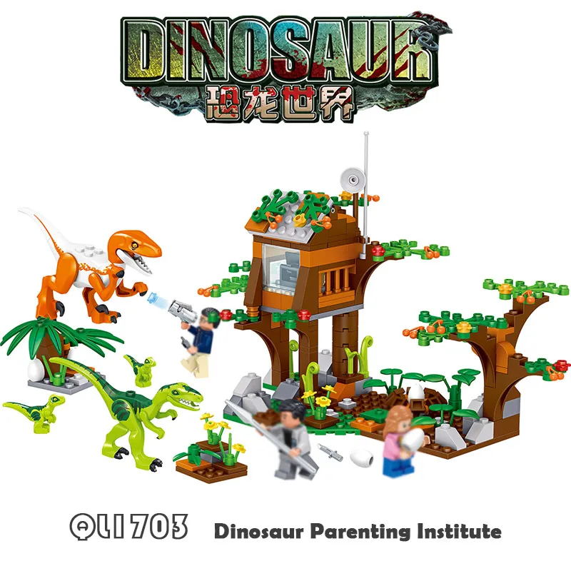 264PCS Dinozaver Številke Opeke Plemena gradniki Jurassic Dino Svet Sestavljeni Dinozaver Scene Seriji Igrače Darilo za Otroke