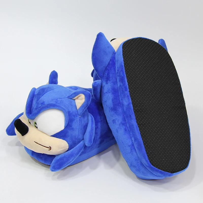 28 cm hitrosti zvoka boom plišastih doma copate moda, pozimi zaprtih modri čevlji risanka Sonic Hedgehog odraslih plišastih lutka darilo