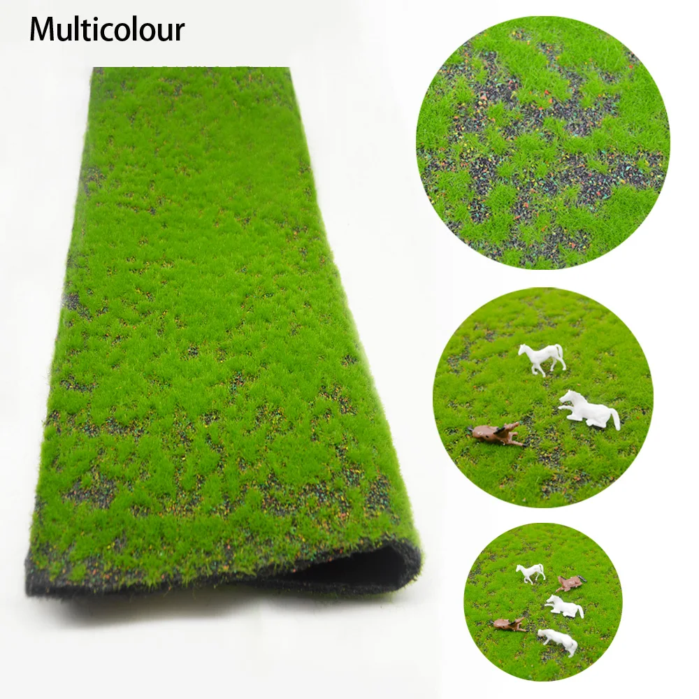 2pcs 25*50 cm DIY trate trate model travo mat prostem krajine mikro krajine ročno pesek tabela model zgradbe materiala