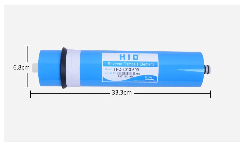 2pcs 600gpd obratno osmozo povratne osmoze HID 3013-600 membrane vodni filtri vložkov ro sistem filter, membrana,