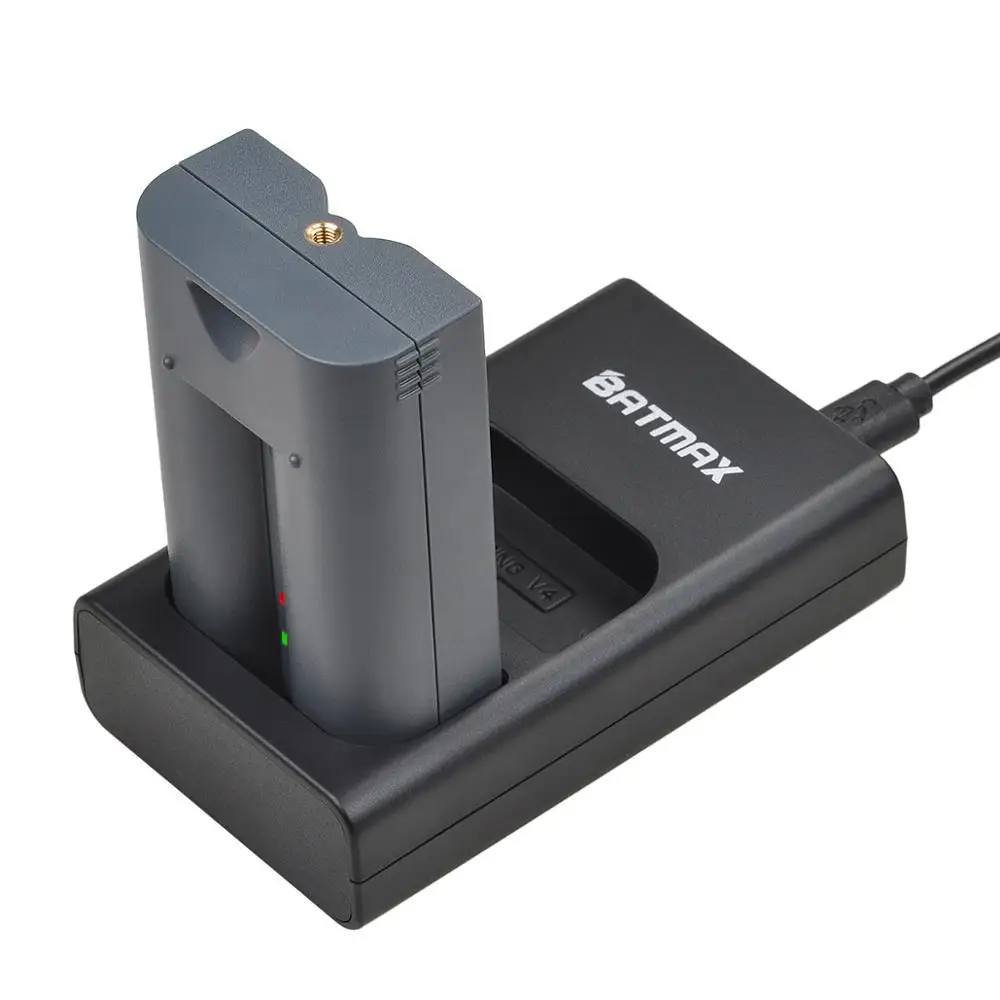 2Pcs 6700mAh Vgrajen USB RV4 Baterija + Polnilec za Obroč Video Zvonec 2, Pozornosti Cam, Držijo Do Fotoaparata in Vrata Pogled Cam