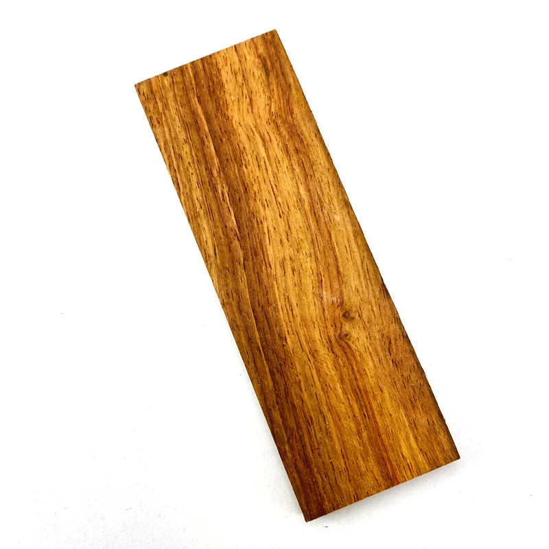 2pcs Afriške rumena palisander lesa Nož ročaj material DIY nož 120x40x8mm