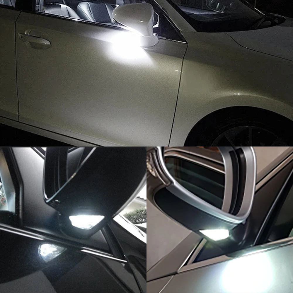 2pcs Canbus Brez Napake LED Pod Strani Ogledalo Luči Mlaka Lučka za Volkswagen VW Golf 5 Plus Jetta MK3 Touran Passat CC 2019 EOS