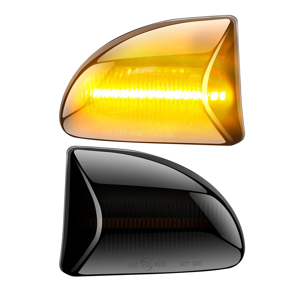 2pcs Dinamično Marker Svetlobe LED Strani Teče Rumena Vključite Opozorilne Luči Za Mercedes Benz, Smart Fortwo W451 Coupe Cabrio Dodatki