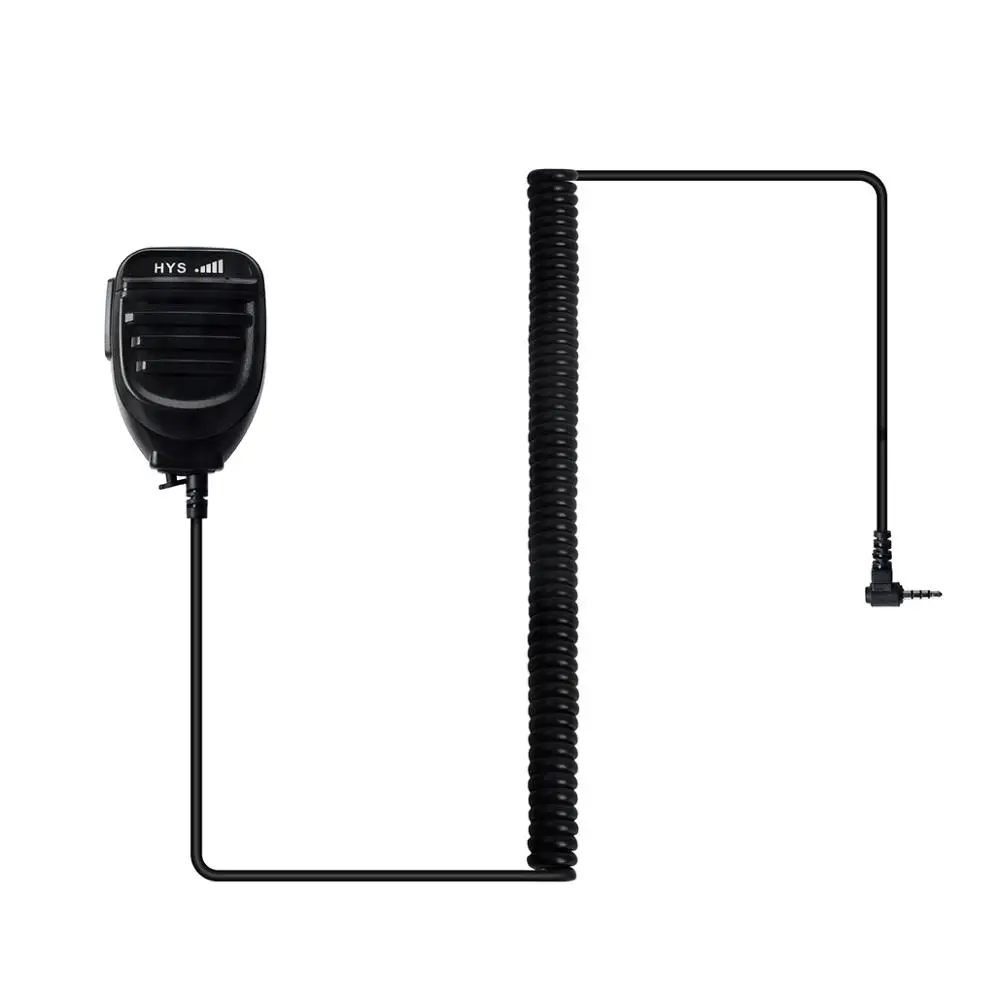 2PCS HYS Ročni Zvočnik Mikrofon 1 Pin Ramenski Zvočnik Mikrofon za Baofeng UV3R BF-T1 Walkie Talkie