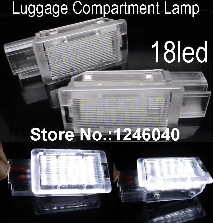 2PCS LED prostor za prtljago lučka trunk luč za Buick Enklava 09-2011 LaCrosse 09-13 Encore-Regal 09-13 Verano 14-15