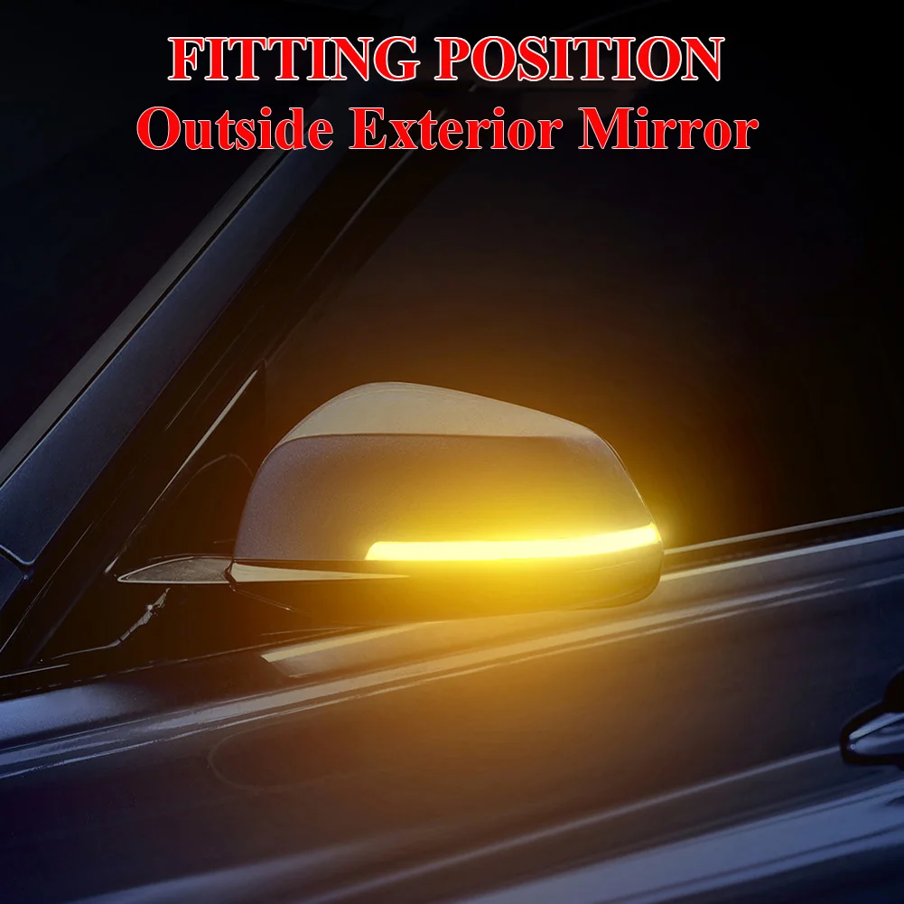 2pcs LED Strani Krilo Rearview Mirror Kazalnik Blinker Repetitorja Dinamično Vključite Opozorilne Luči Za BMW F20 F21 F22 F30 E84 1-4 Serije