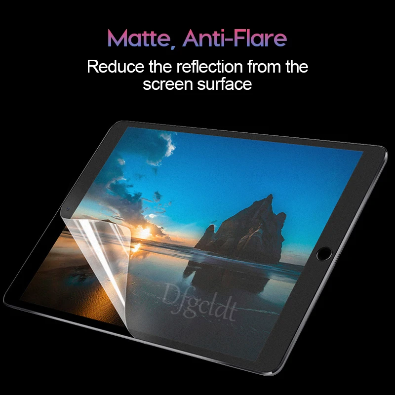 2Pcs Mat Mehka Film Screen Protector za Apple iPad 2 3 4 Zraka 3 2 1 Tableta PET za iPad Mini 5 4 3 2 1 Anti Glare Motnega Film