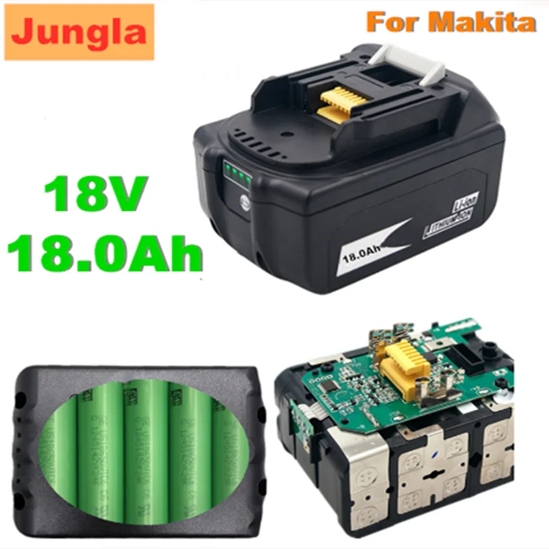 2PCs Najnovejše Nadgrajeno BL1860 Polnilna Baterija 18V 18000mAh Litij-ion baterija za Makita Baterija 18v BL1860 BL1850 BL1830 B LXT 400