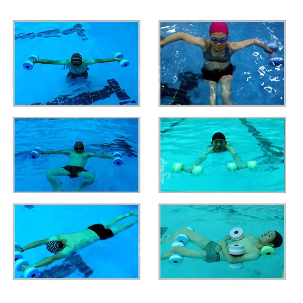 2pcs Pene Aqua Utežmi Vodnih Moških in Žensk, Vodna Aerobika Vadba umbbell plavanje opreme vodo, joga, fitnes ročka