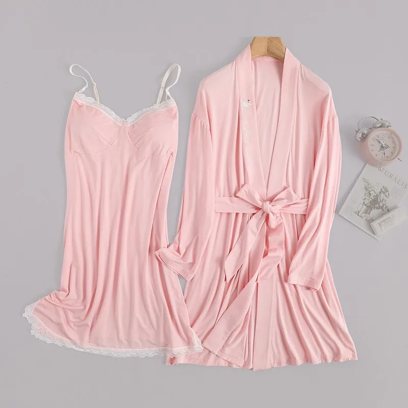 2pcs/set Nosečnosti, Porodniškega Sleepwear Pomlad Dojenje Nightgown Elegantno Materinskih Domovih za Obleko zdravstvene Nege Nosečnice Pižami