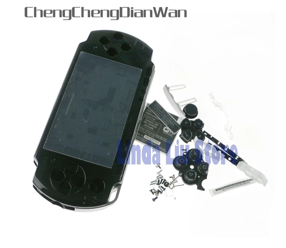 2sets/veliko Za PSP3000 PSP 3000 Lupini Staro Različico igralne Konzole zamenjava celotno ohišje pokrov ohišje z gumbi
