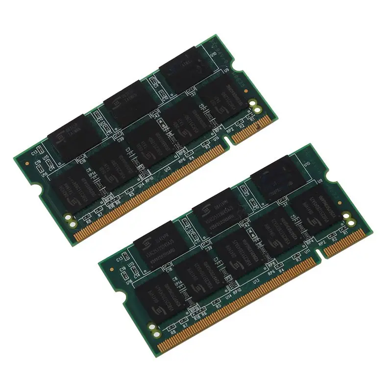 2x 1GB 1G Pomnilnik RAM Pomnilnika PC2100 DDR CL2.5 DIMM 266MHz 200-pin za Notebook Laptop
