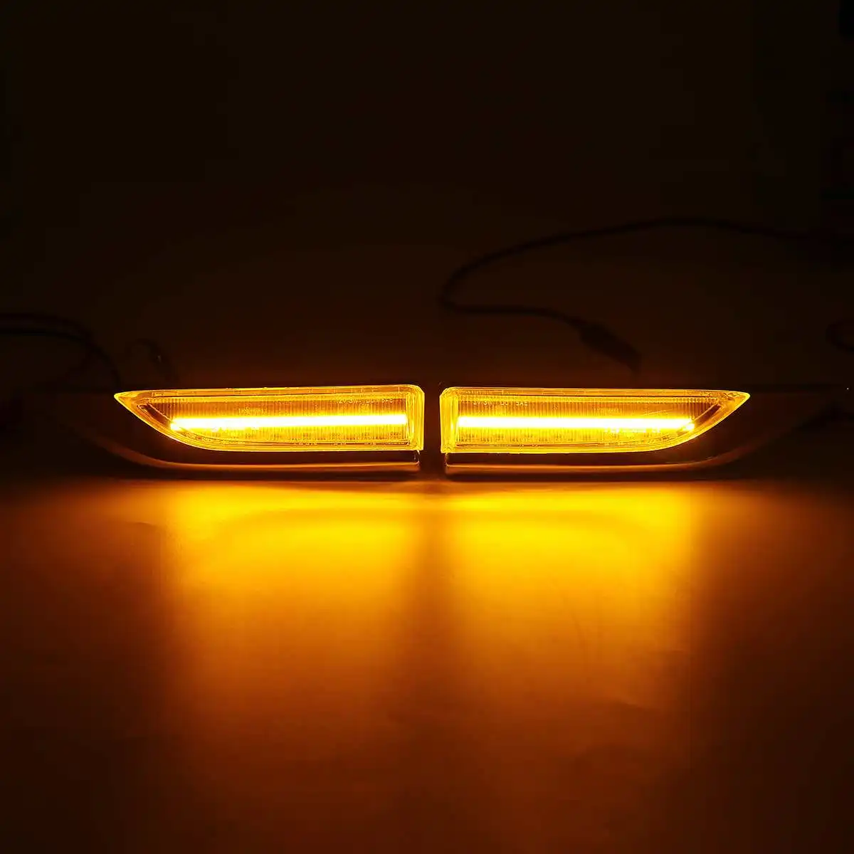 2x Dynamic LED Strani Marker Osvetlitev 12V Teče Vključite Opozorilne Luči Zaporedno Blinker za VW Transporter T6 MK VI Caddy MK4