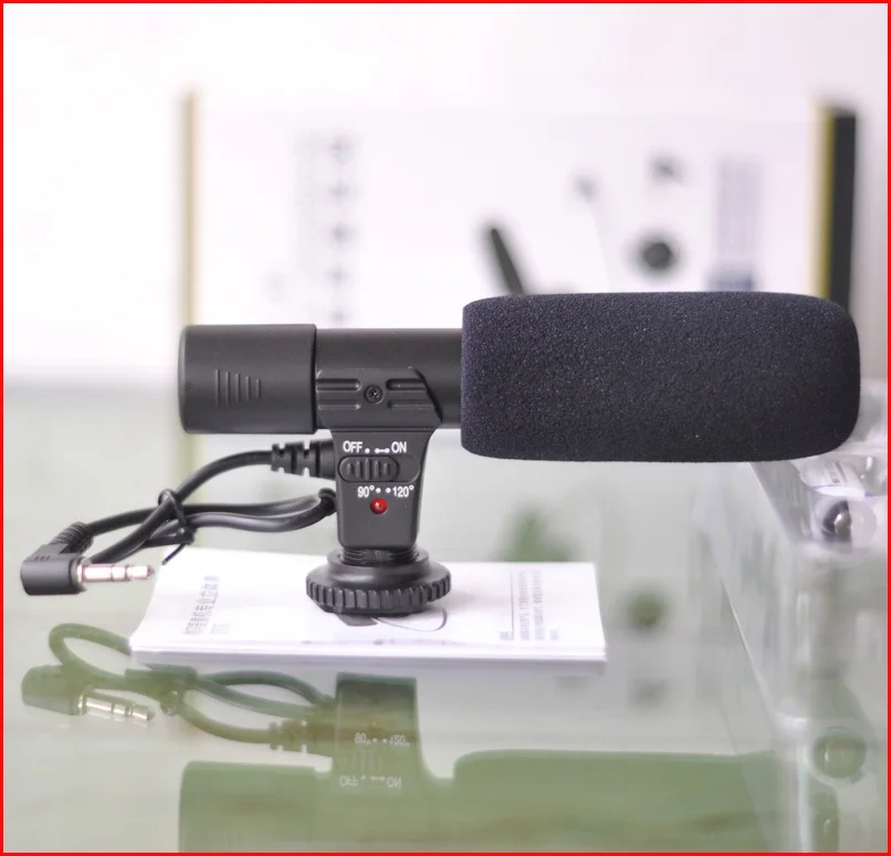 3,5 mm Snemanje Mikrofona Digitalnimi Video DV Kamere Studio Stereo Kamere za SLR Fotoaparat