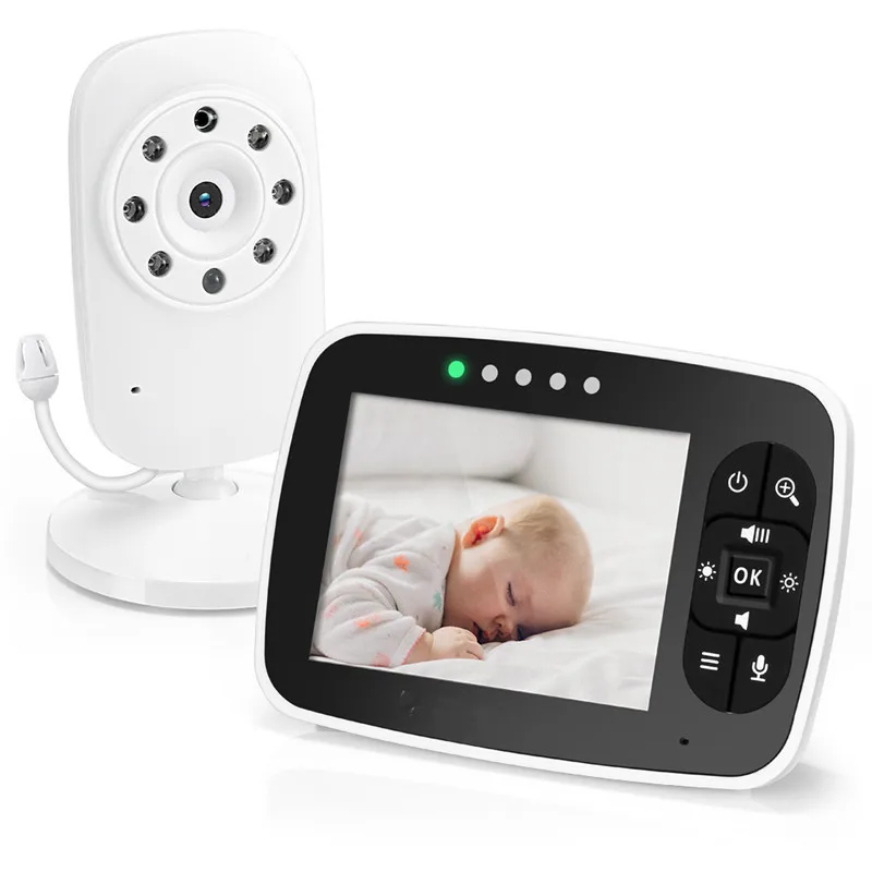 3.5 Palčni Brezžični Video Baby Monitor z Dvema Digitalnega Fotoaparata, Senzorja Temperature , Lullabies, ECO Način, dvosmerni Pogovor Babyphone
