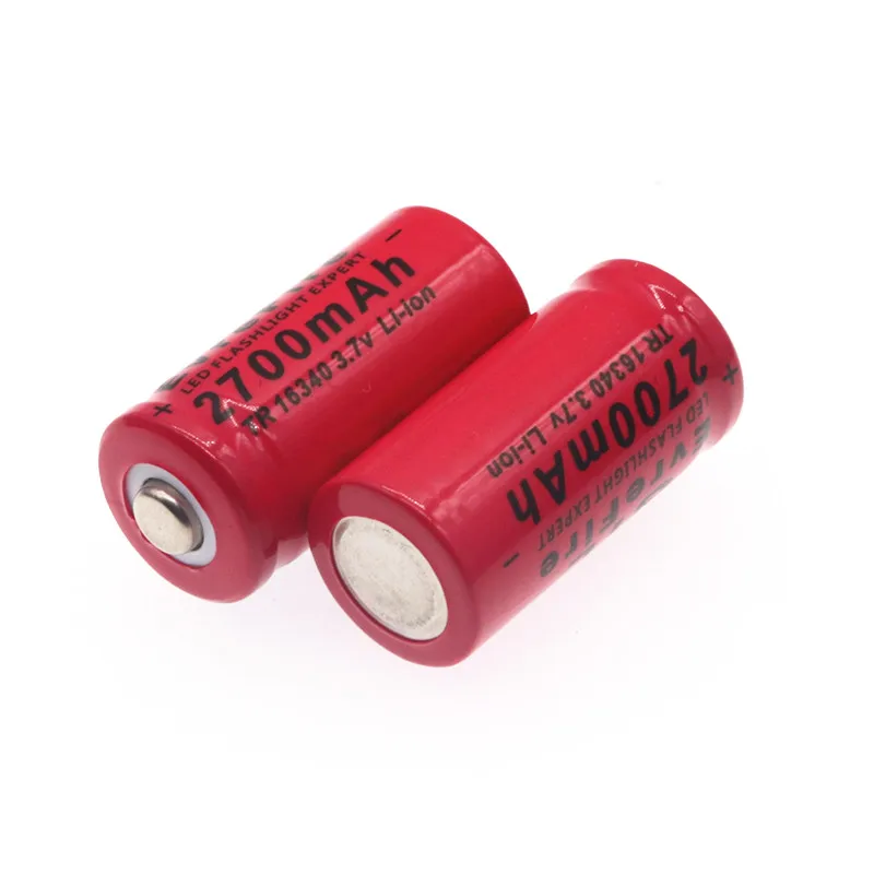 3,7 V 2700mAh 16340 Baterije Polnilne Li-ion 16340 Baterija Za Lasersko Pero LED Svetilka, Polnilne 16340 Baterija CR123A