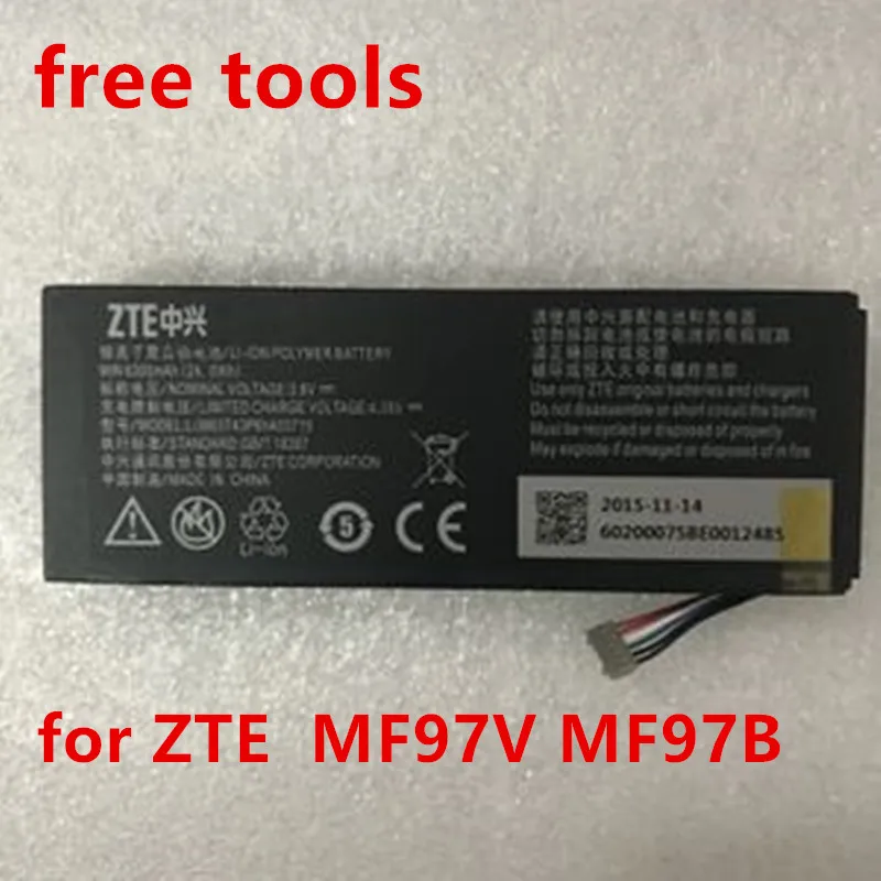 3.8 Proti 6300mAh Li3863T43P6hA03715 MF97V batteria del telefono cellulare Na ZTE SPro 2 / ZTE SPro II Batteria con la Riparazione s