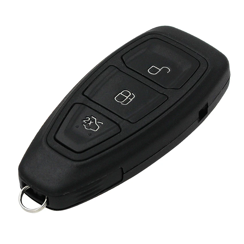 3 gumbi, Inteligentni Daljinski Ključ fob 433MHz z ID49 Čip za Ford Kuga Fiesta 2016 + s vstavite ključ