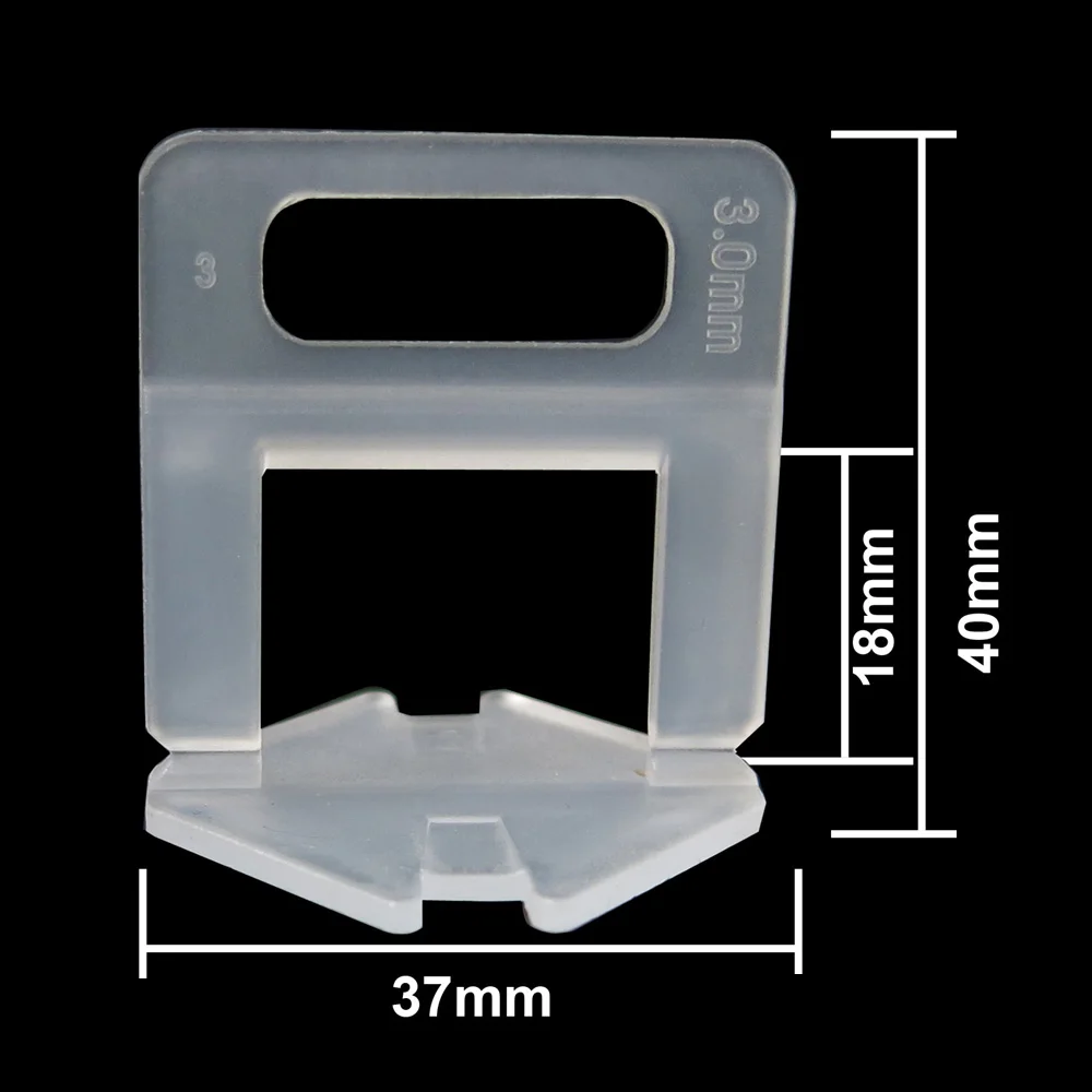 3 mm strešnik posnetke keramične ploščice, distančne paket 200pcs strešnik izravnavo sistema
