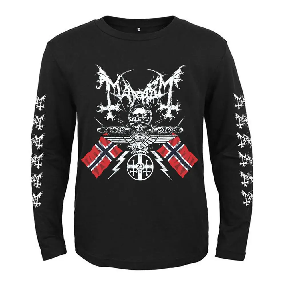 3 modeli harajuku Norveška rock Zločin band Letnik Punk rocker moški ženske polno dolgimi rokavi majica heavy metal black tee fitnes