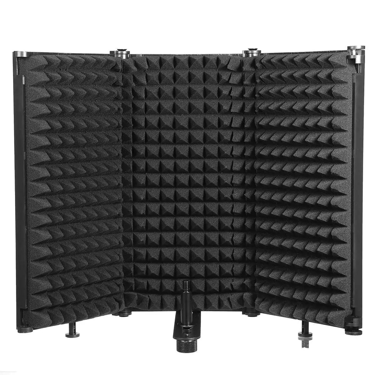 3 Tablice Zložljive Mikrofon Akustično Izolacijo Ščit Akustične Pene Plošči za Snemanje v Živo Mikrofon Dodatki
